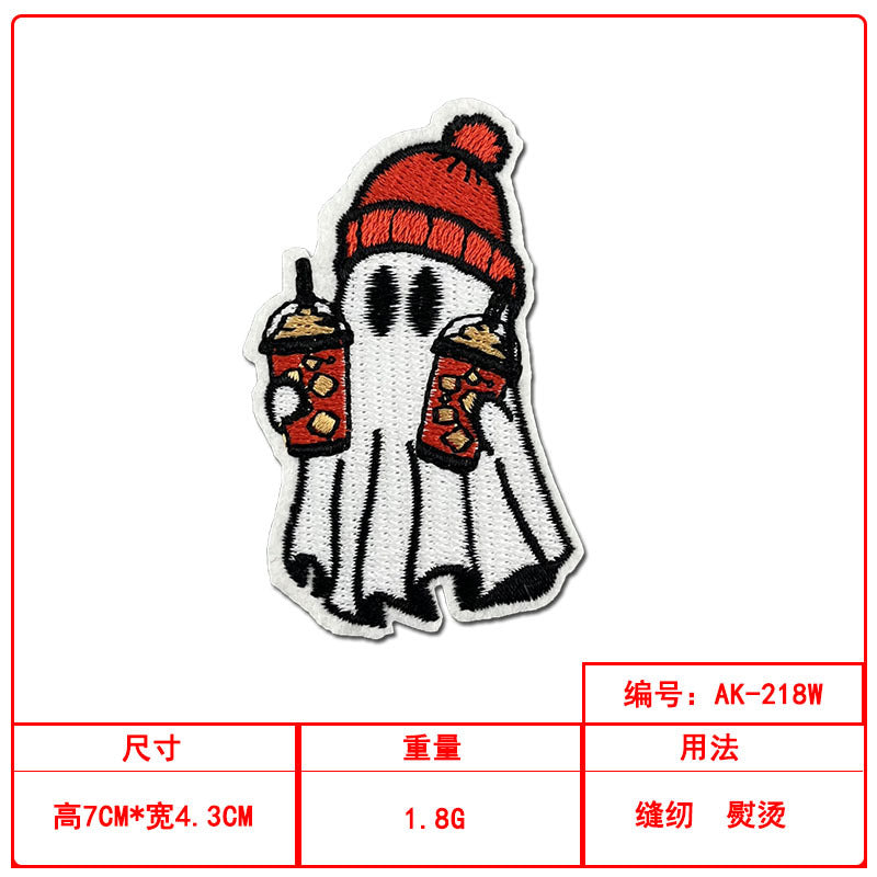 Wholesale Ghost Witch Embroidered Patch